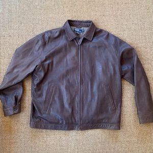 Polo Ralph Lauren Men's Leather Bomber Jacket